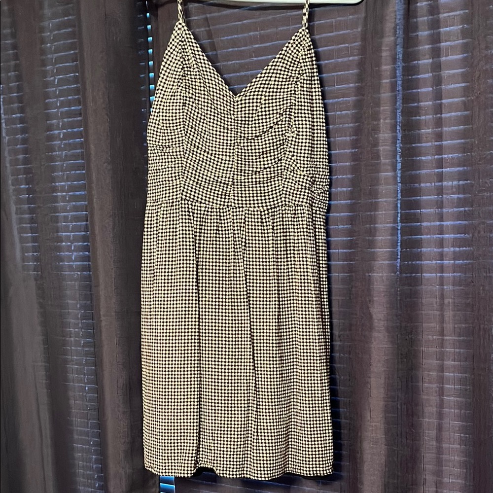 Maurices Cream Smocked Mini Sundress